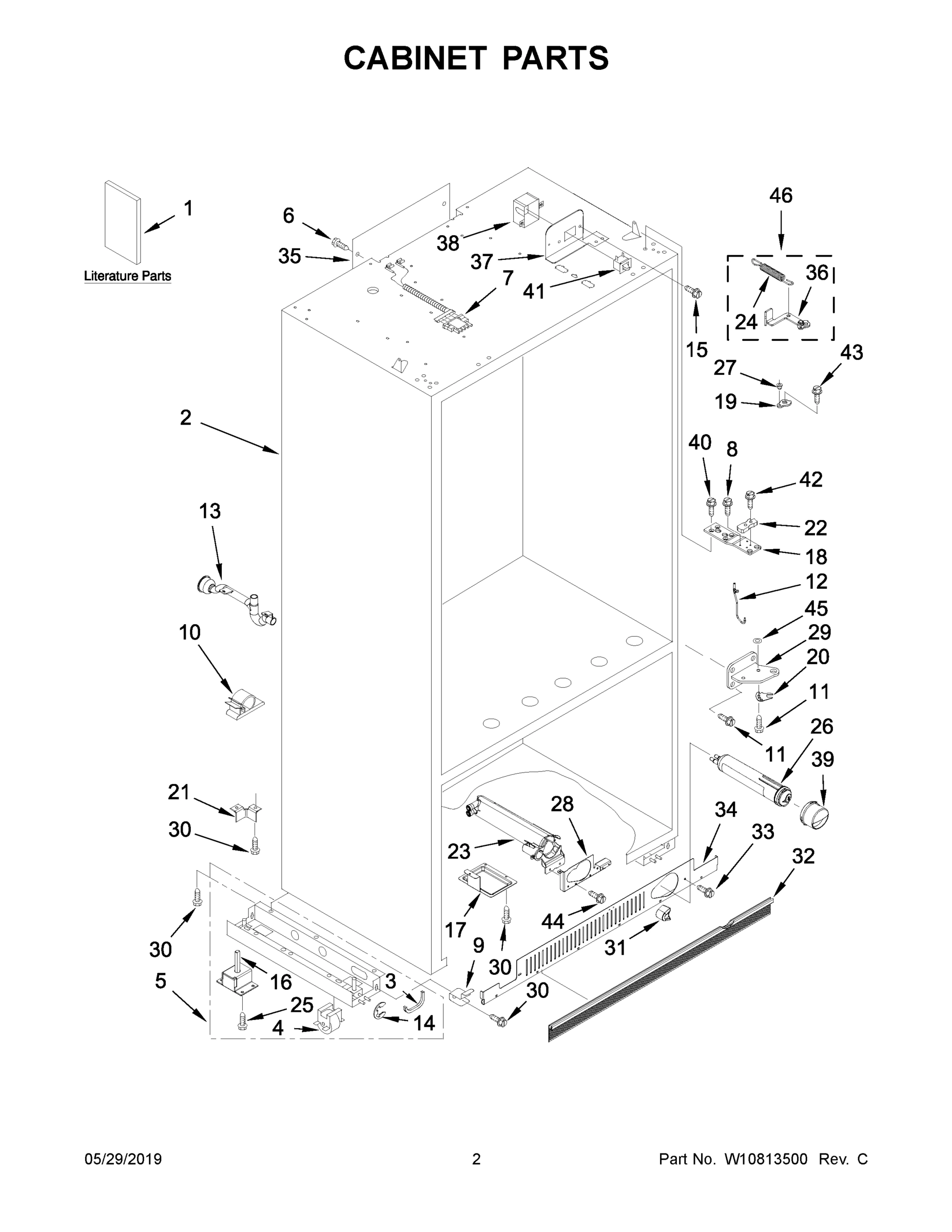 02 - CABINET PARTS