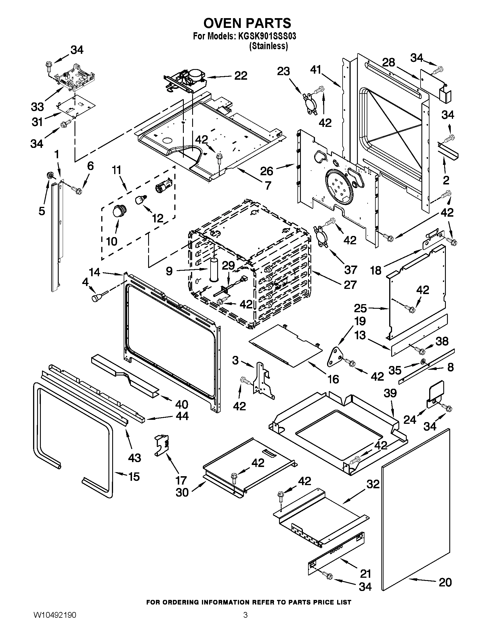 02 - OVEN PARTS