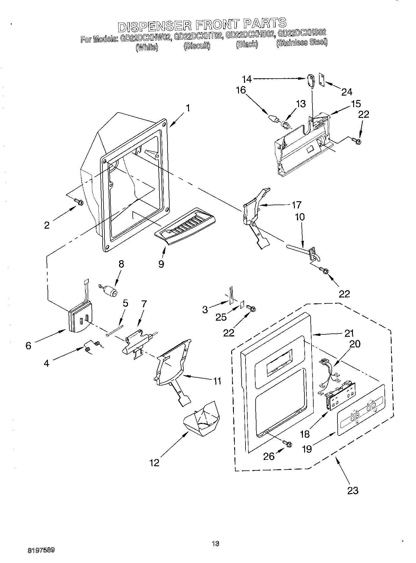 09 - DISPENSER FRONT