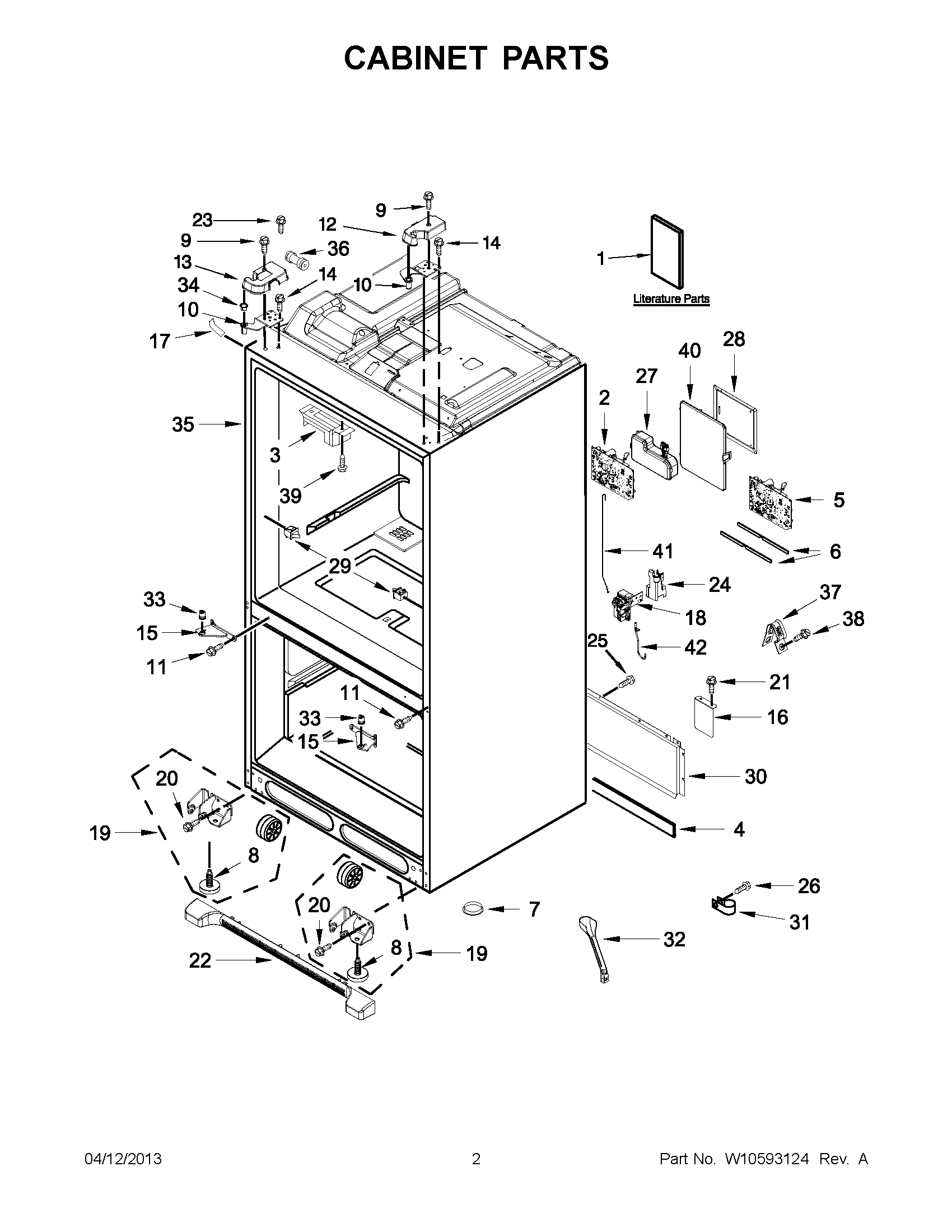 01 - CABINET PARTS