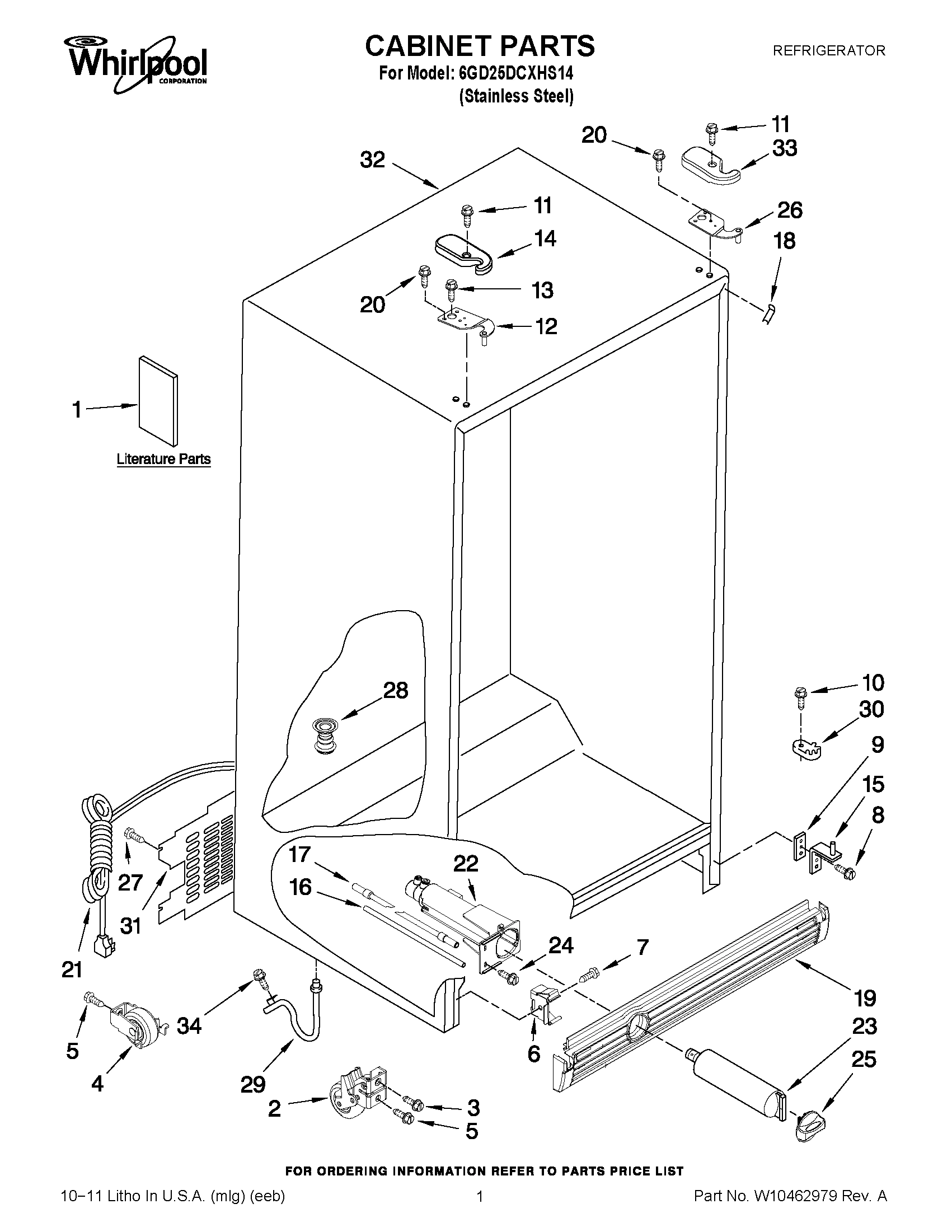 01 - CABINET PARTS