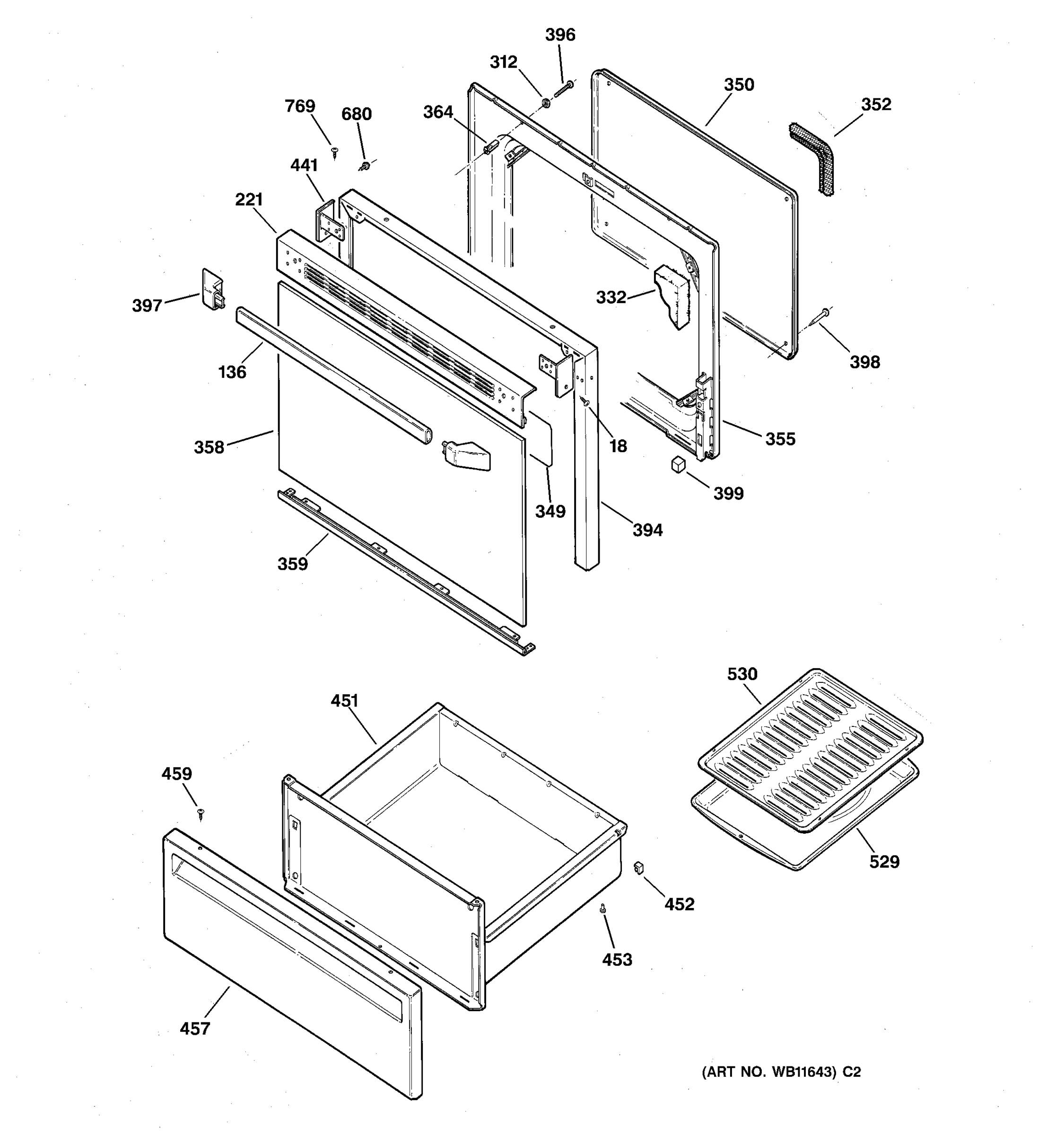 OVEN DOOR