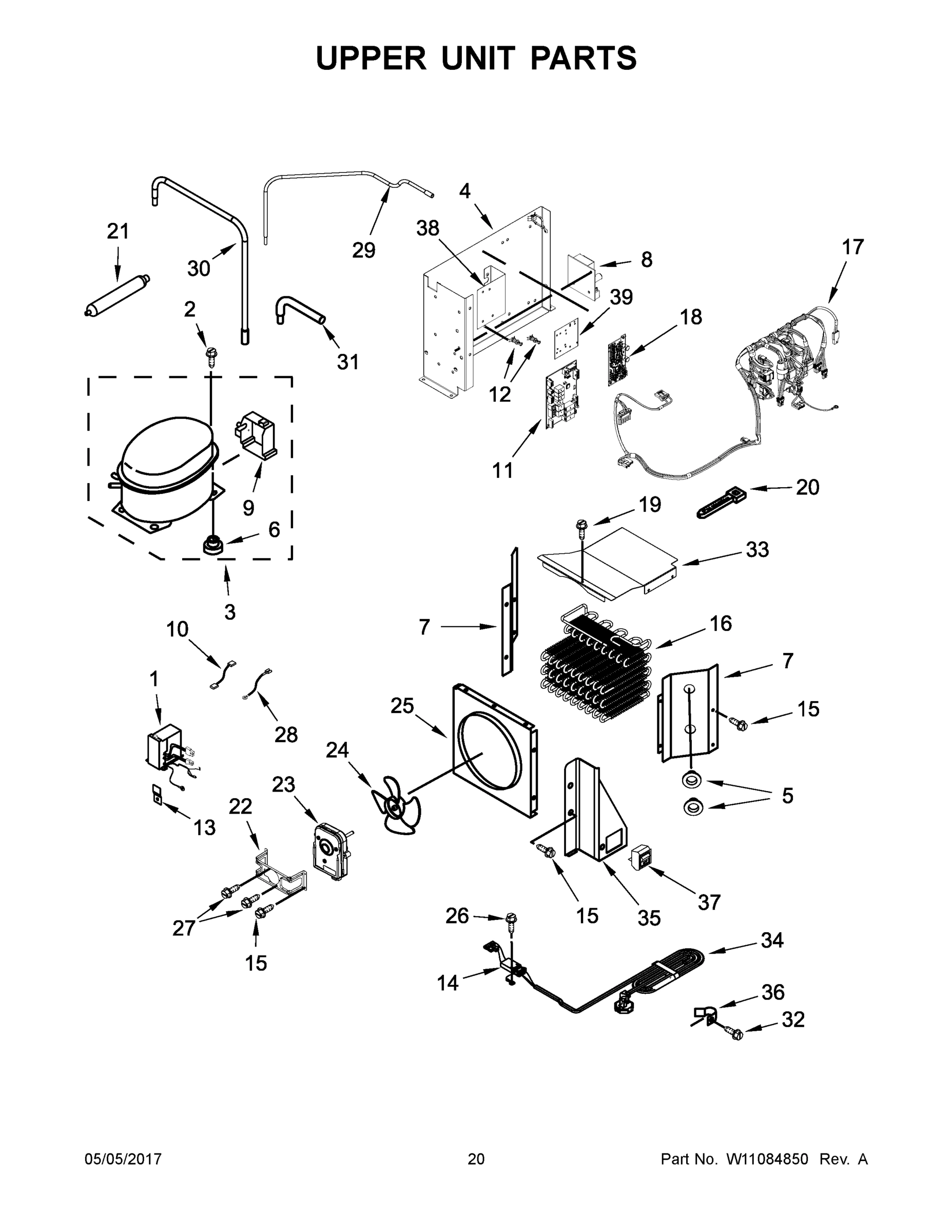 11 - UPPER UNIT PARTS