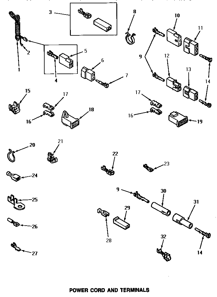 09 - POWER CORD & TERMINALS