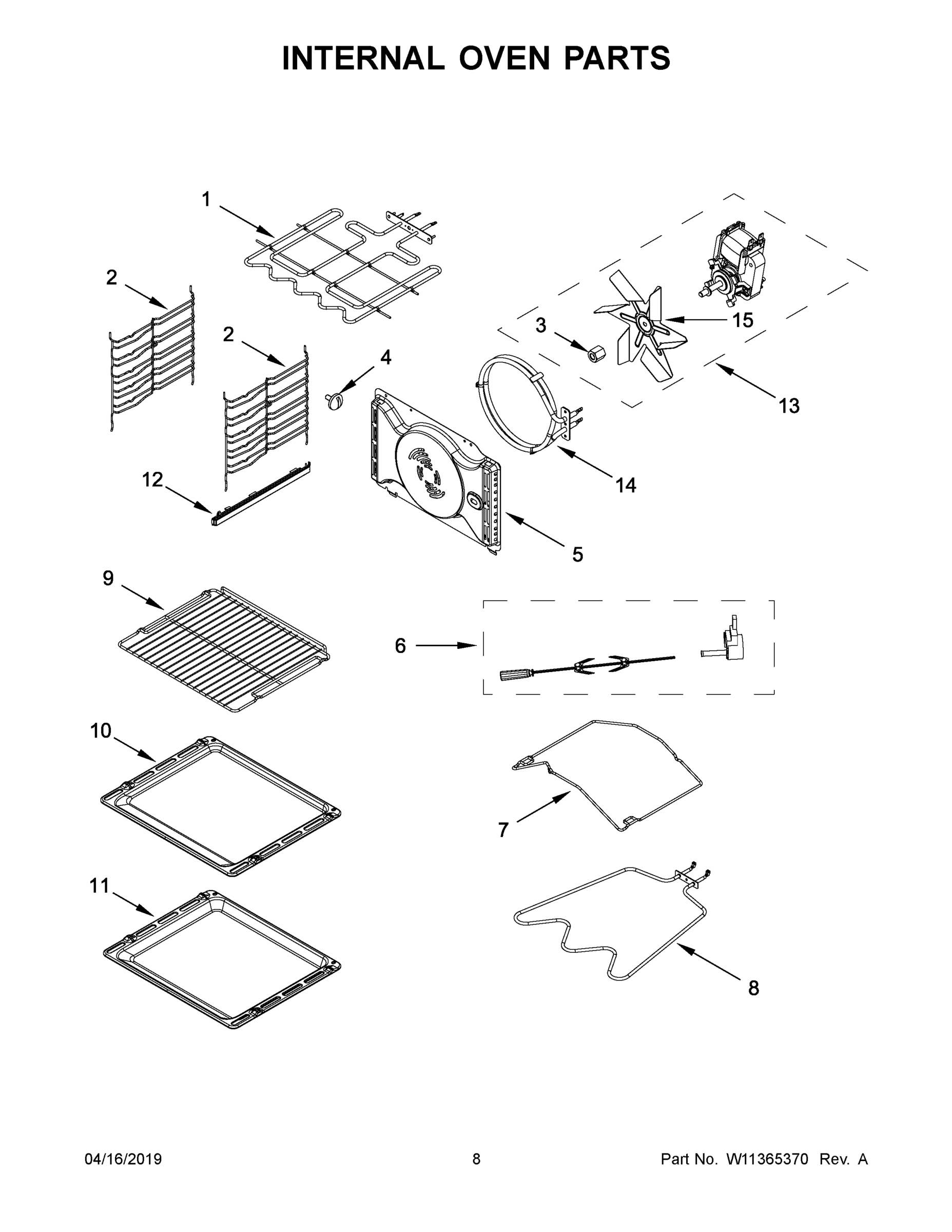 05 - INTERNAL OVEN PARTS