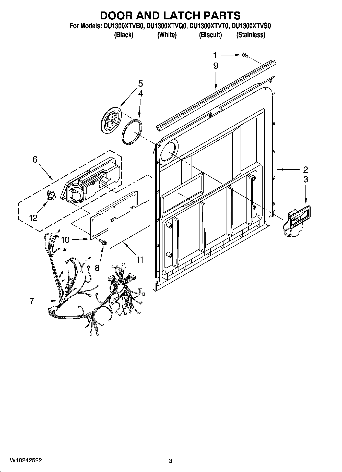 03 - DOOR AND LATCH PARTS