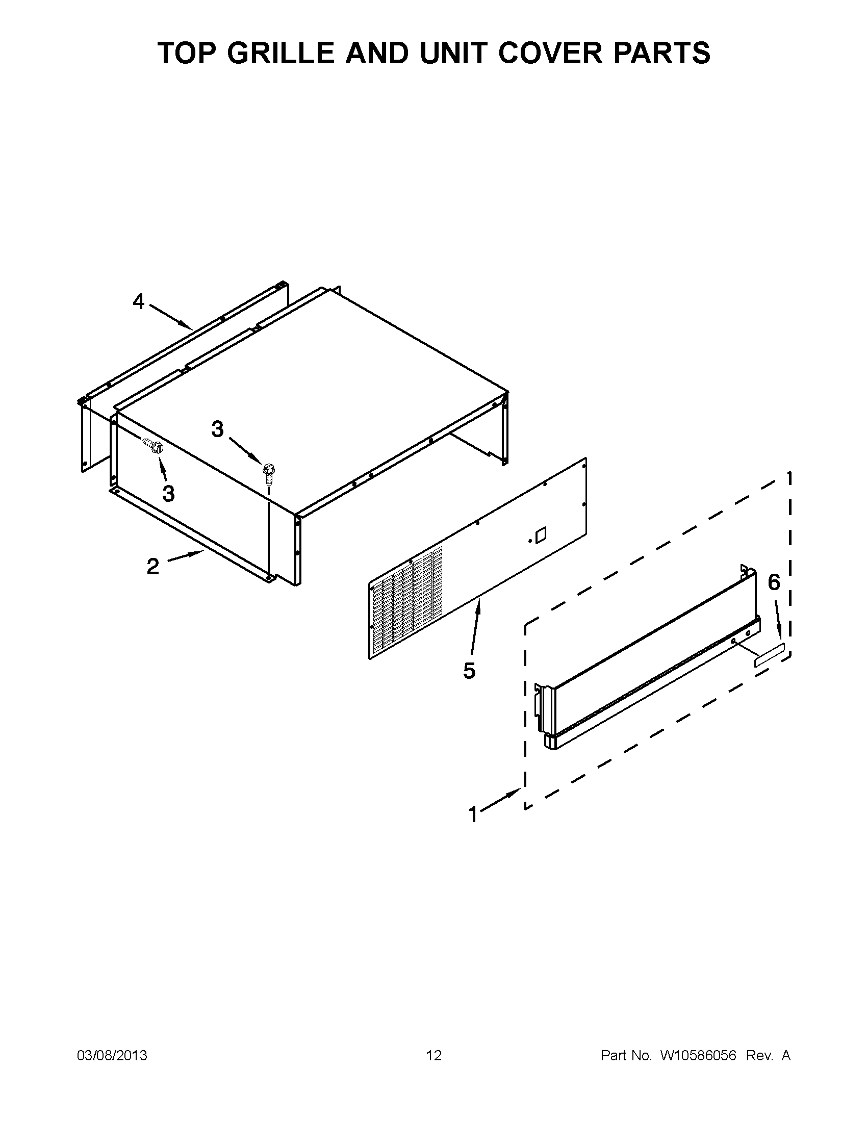 06 - TOP GRILLE AND UNIT COVER PARTS