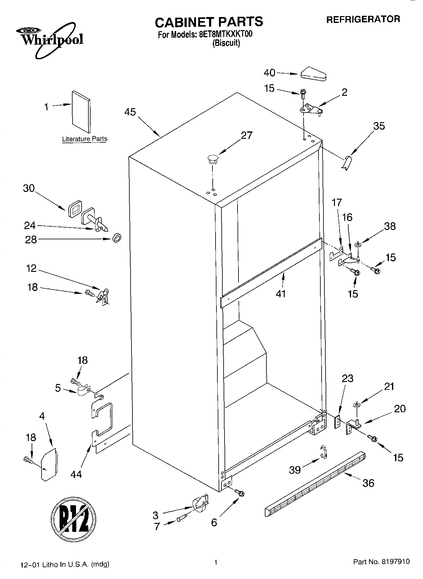 01 - CABINET, LITERATURE