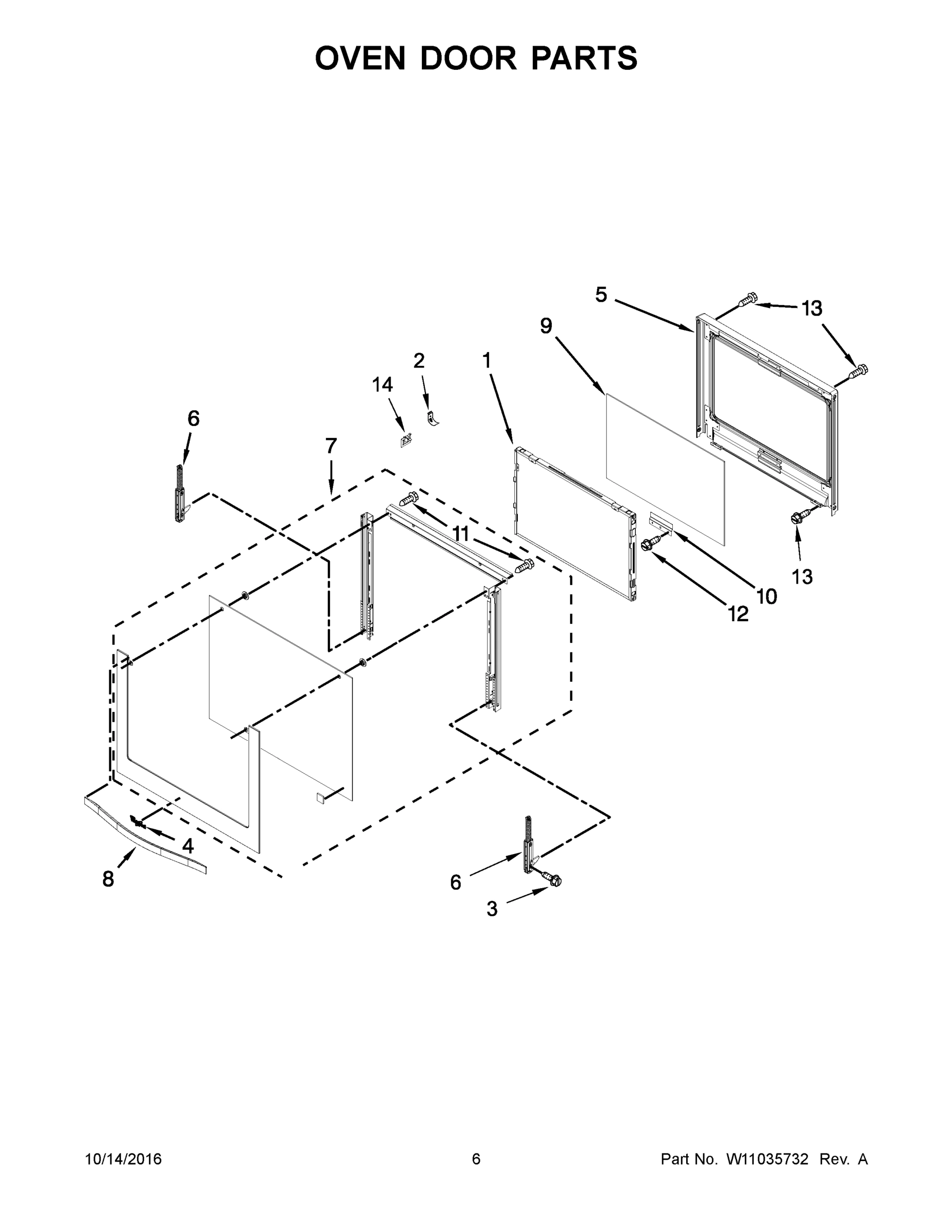 04 - OVEN DOOR PARTS