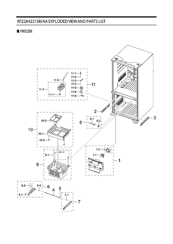 FREEZER PARTS