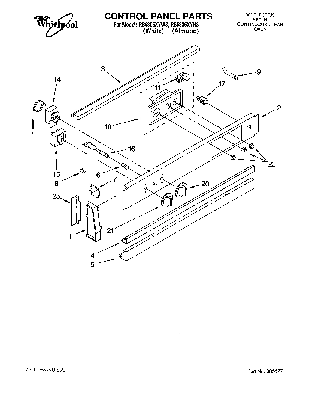 01 - CONTROL PANEL, LITERATURE