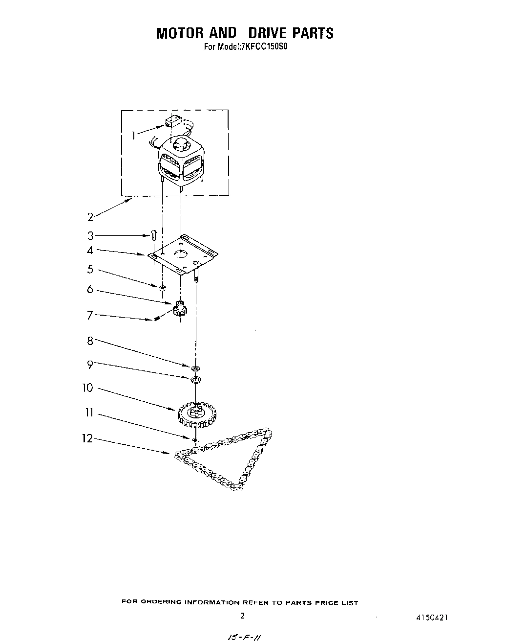 02 - MOTOR AND DRIVE , LIT/OPTIONAL