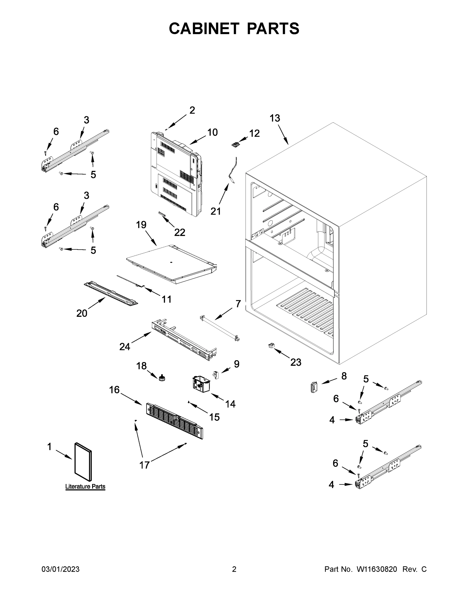 02 - CABINET PARTS