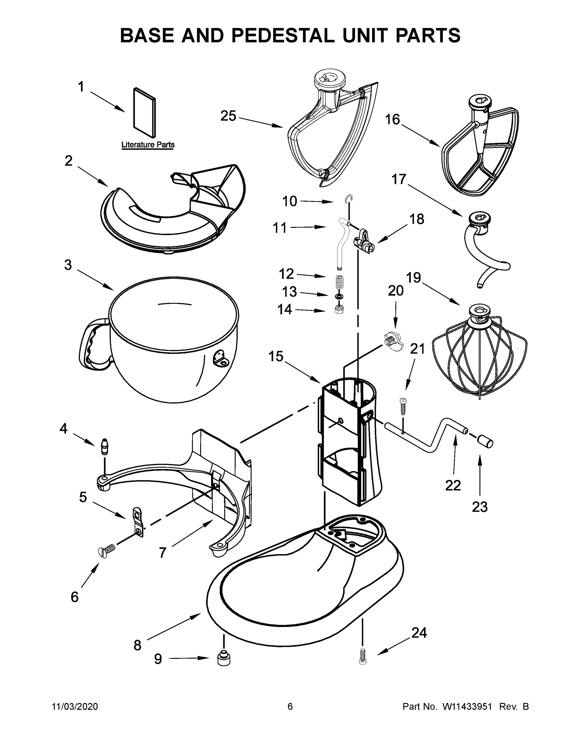 04 - BASE AND PEDESTAL UNIT PARTS