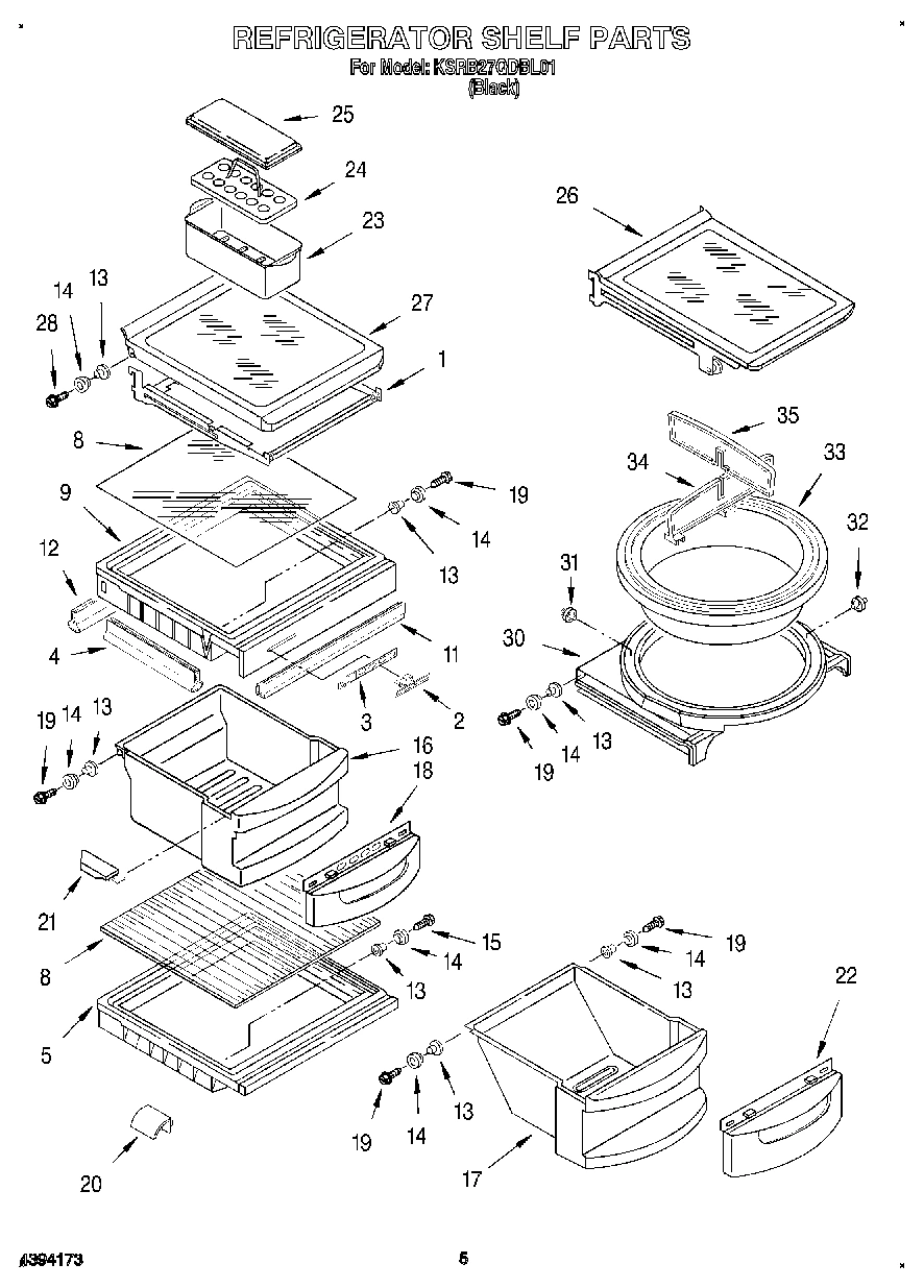 04 - REFRIGERATOR SHELF