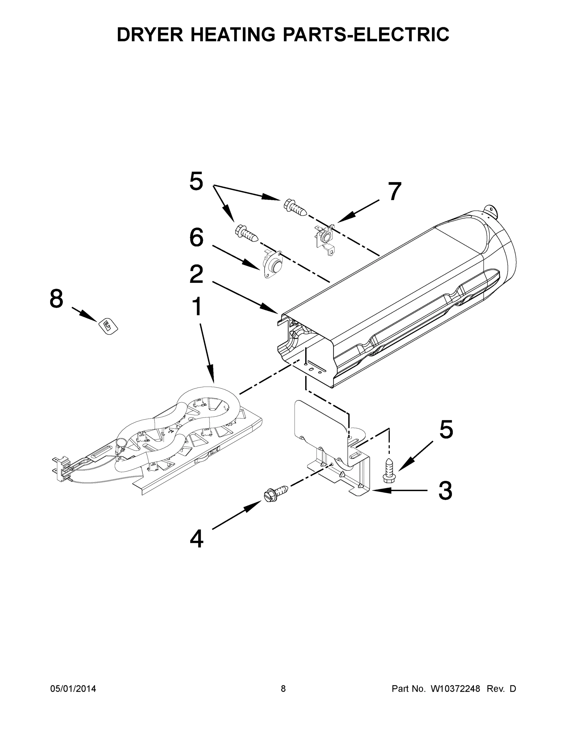 05 - DRYER HEATING PARTS-ELECTRIC