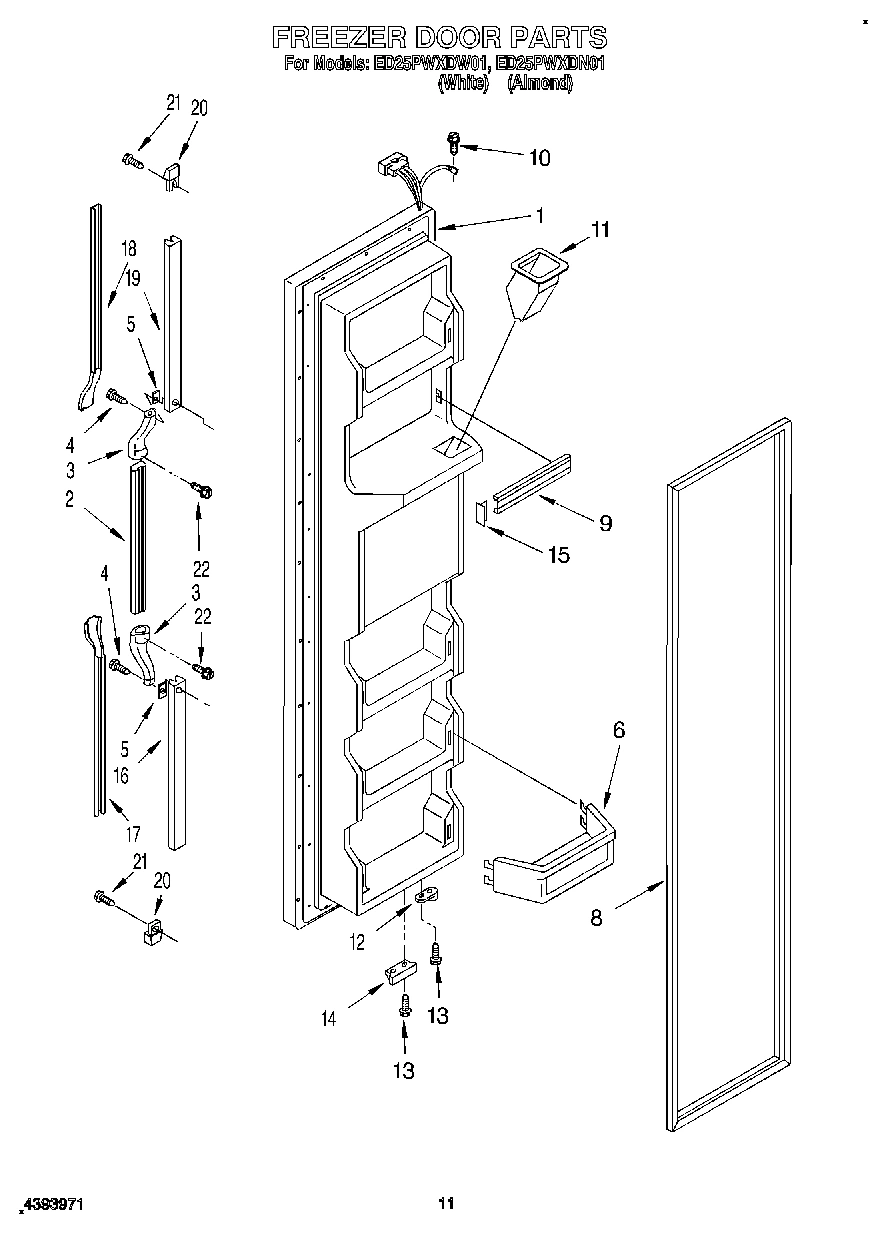 07 - FREEZER DOOR