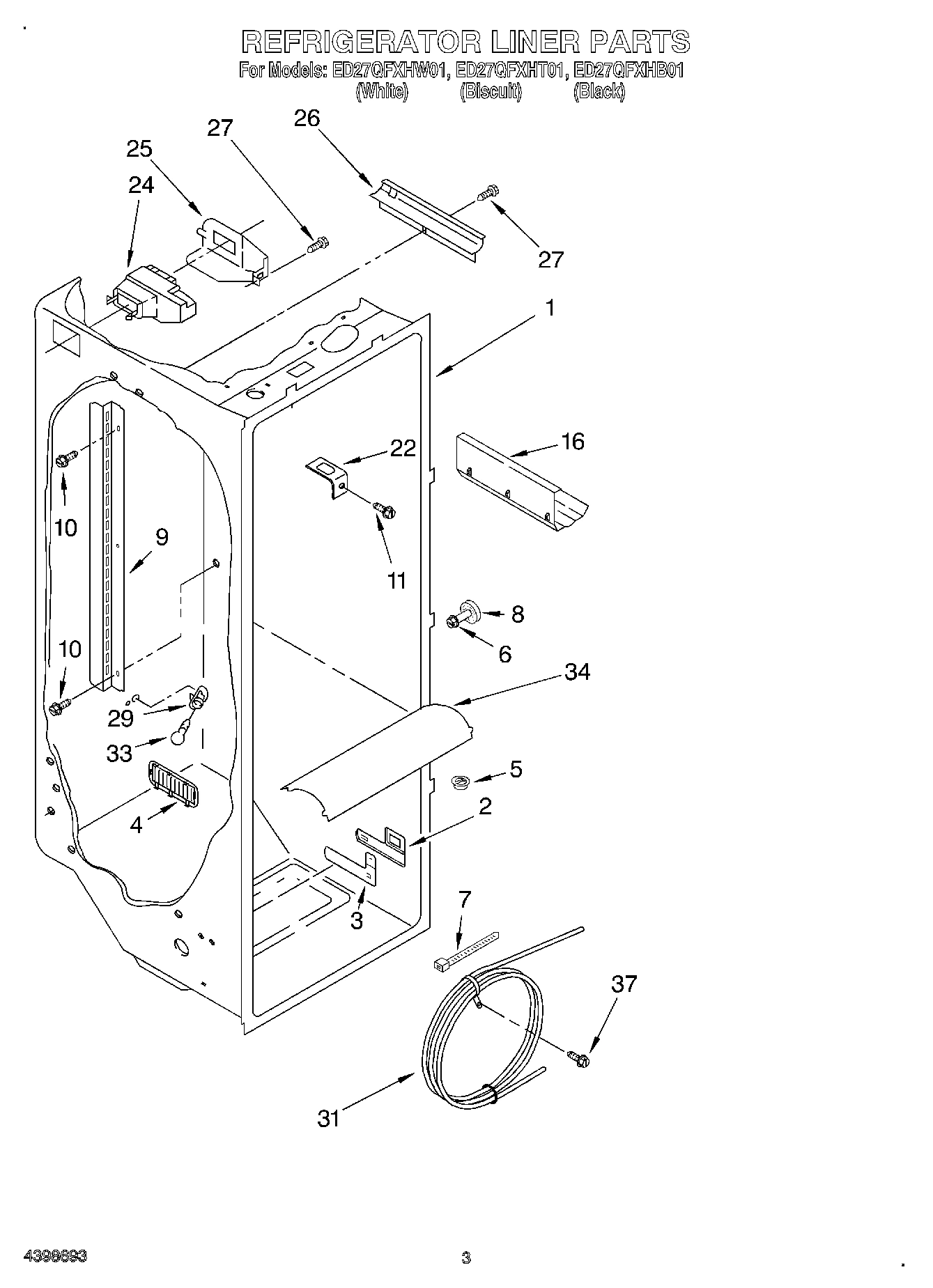 02 - REFRIGERATOR LINER