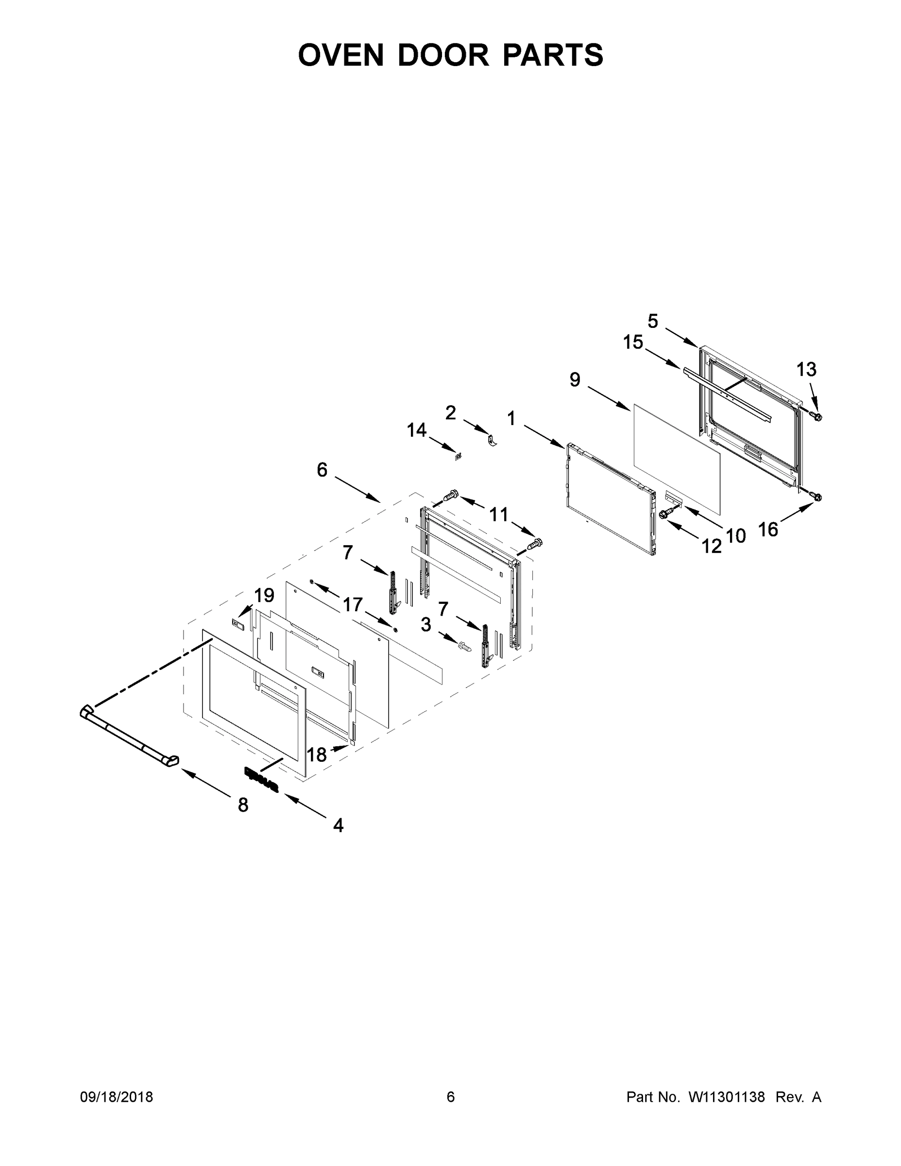 04 - OVEN DOOR PARTS