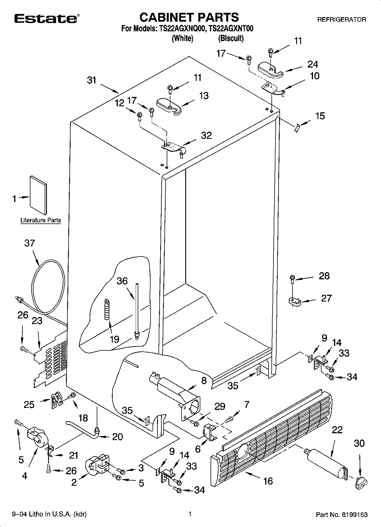 01 - CABINET PARTS