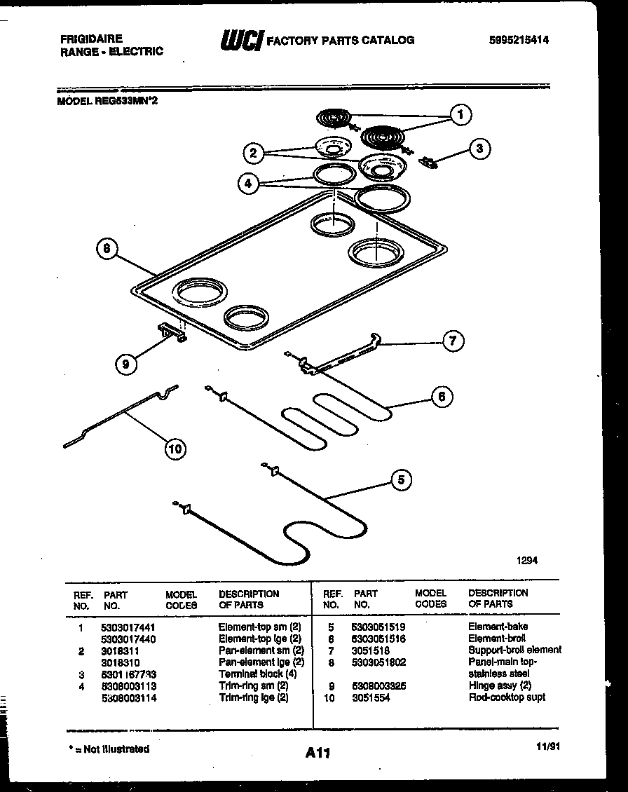 03 - COOKTOP AND BROILER PARTS