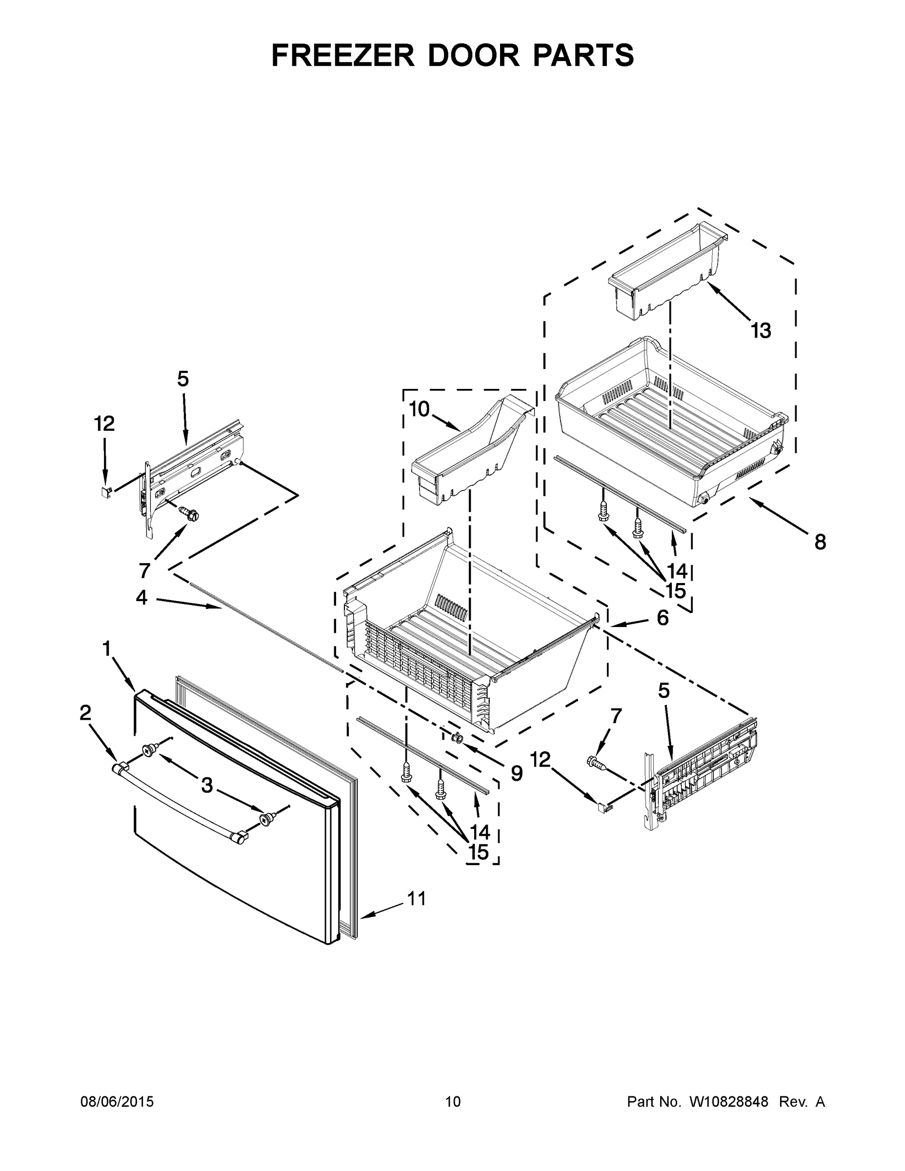 06 - FREEZER DOOR PARTS