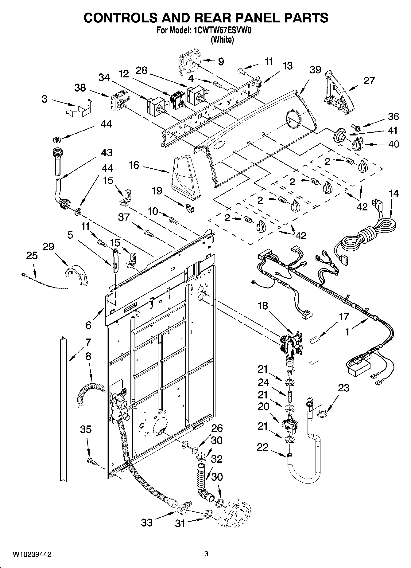 02 - CONTROLS AND REAR PANEL PARTS