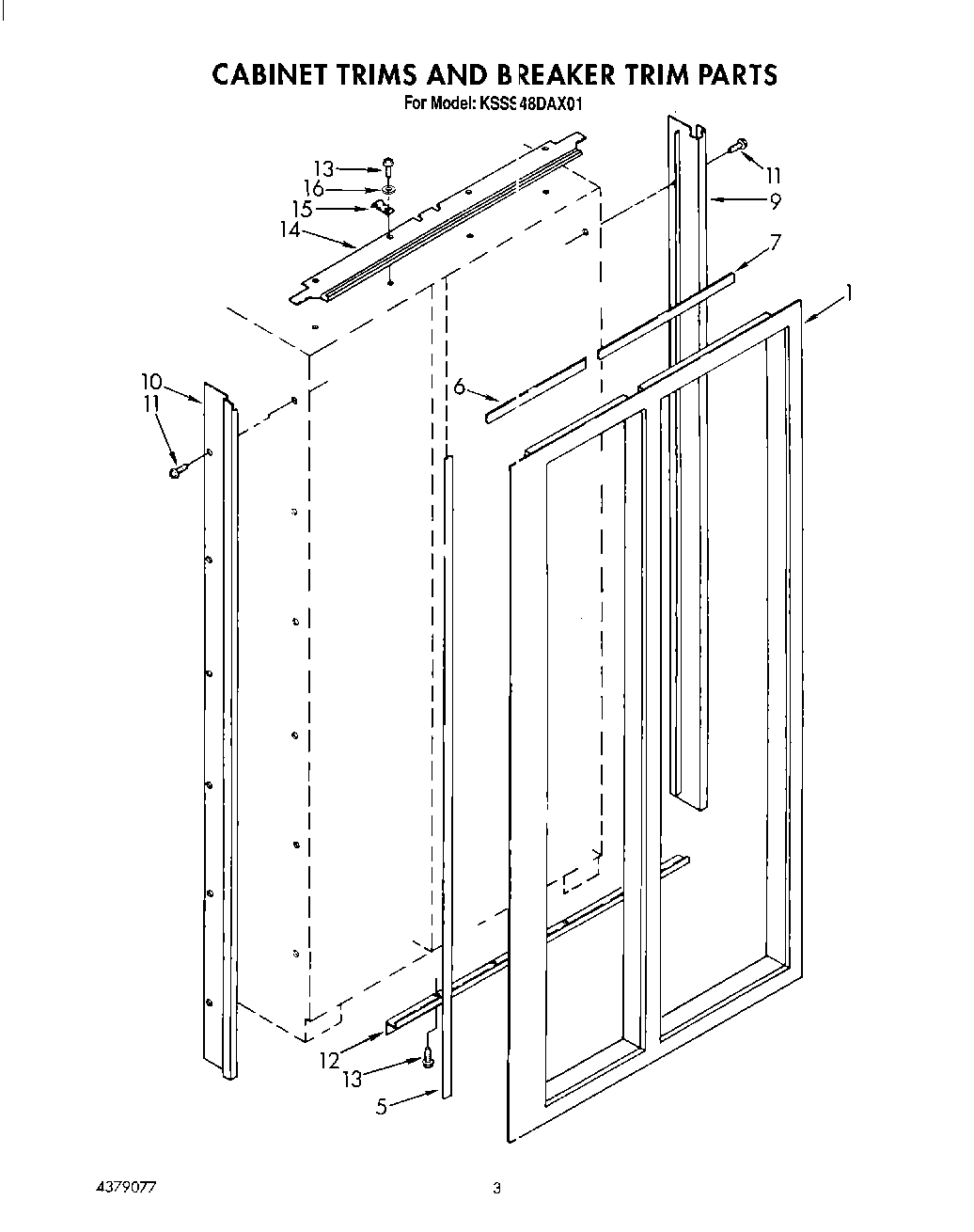 02 - CABINET TRIMS AND BREAKER TRIM