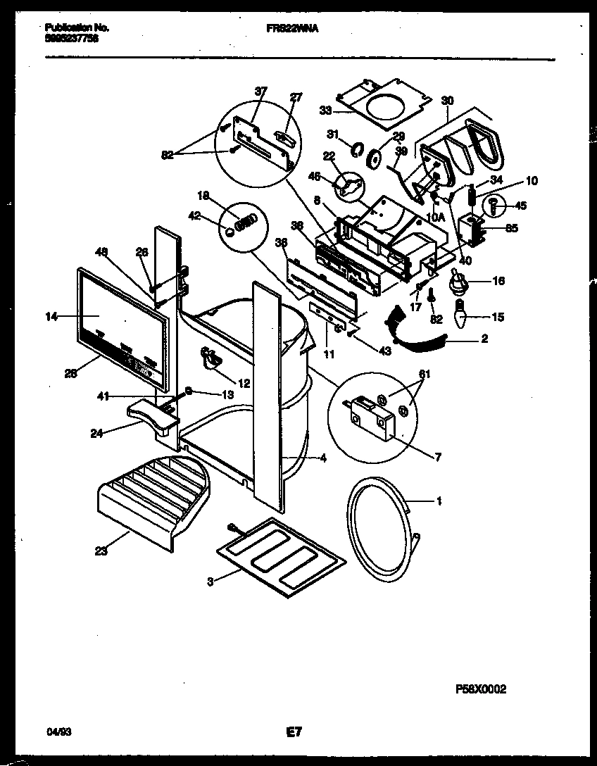 08 - ICE DOOR, DISPENSER AND WATER TANKS