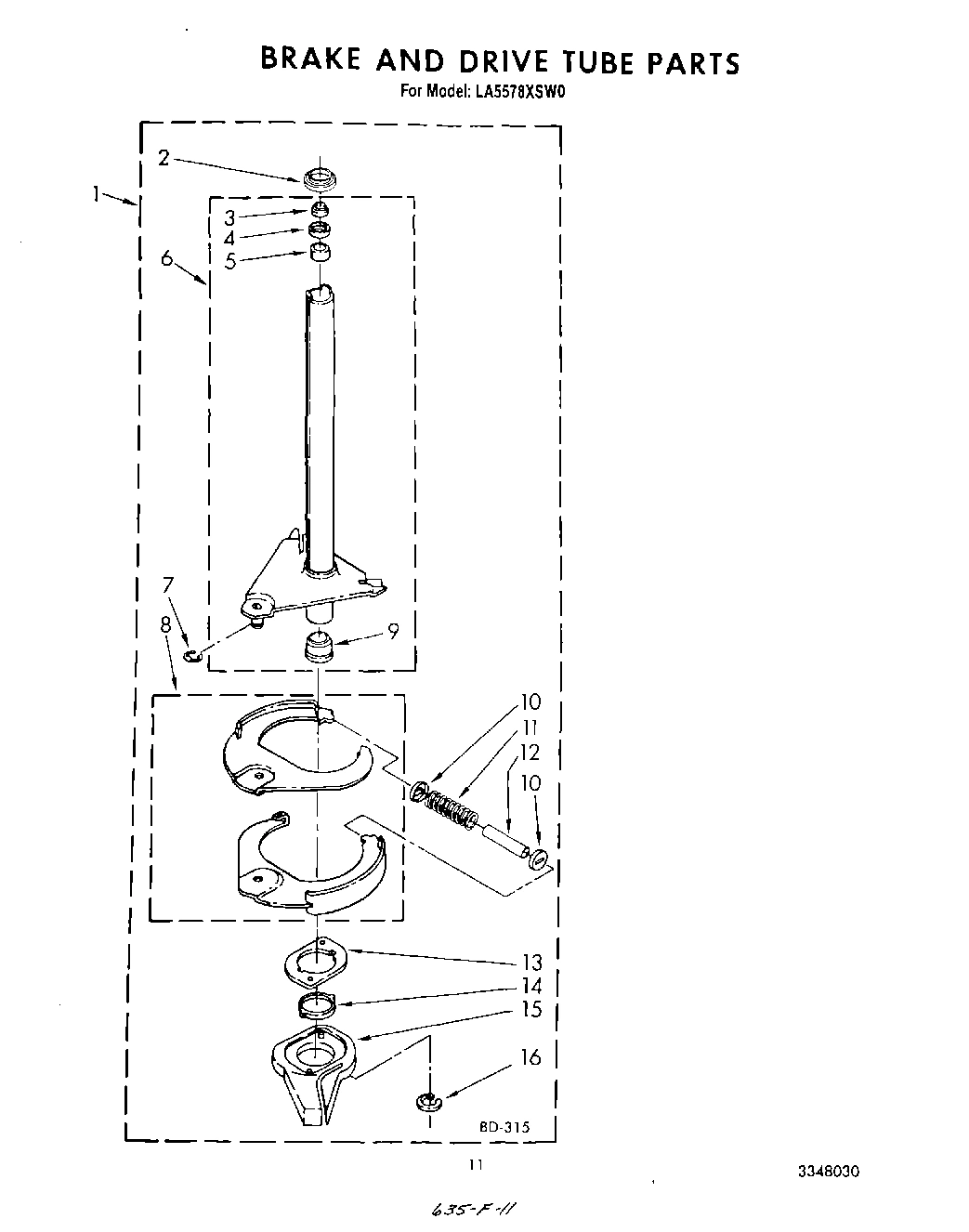 09 - BRAKE AND DRIVE TUBE