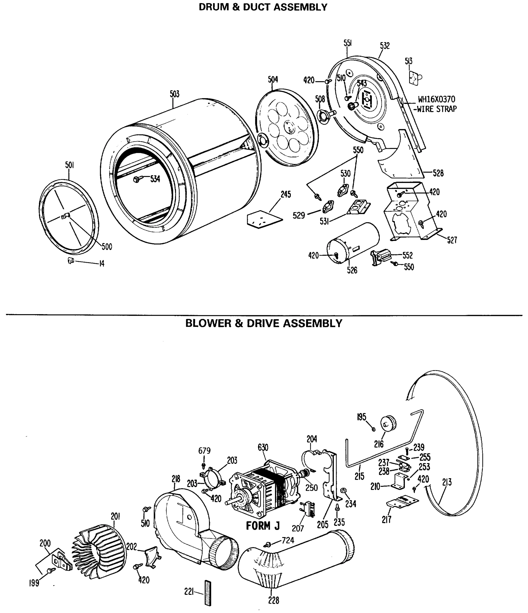 DRUM & DUCT ASSEMBLY