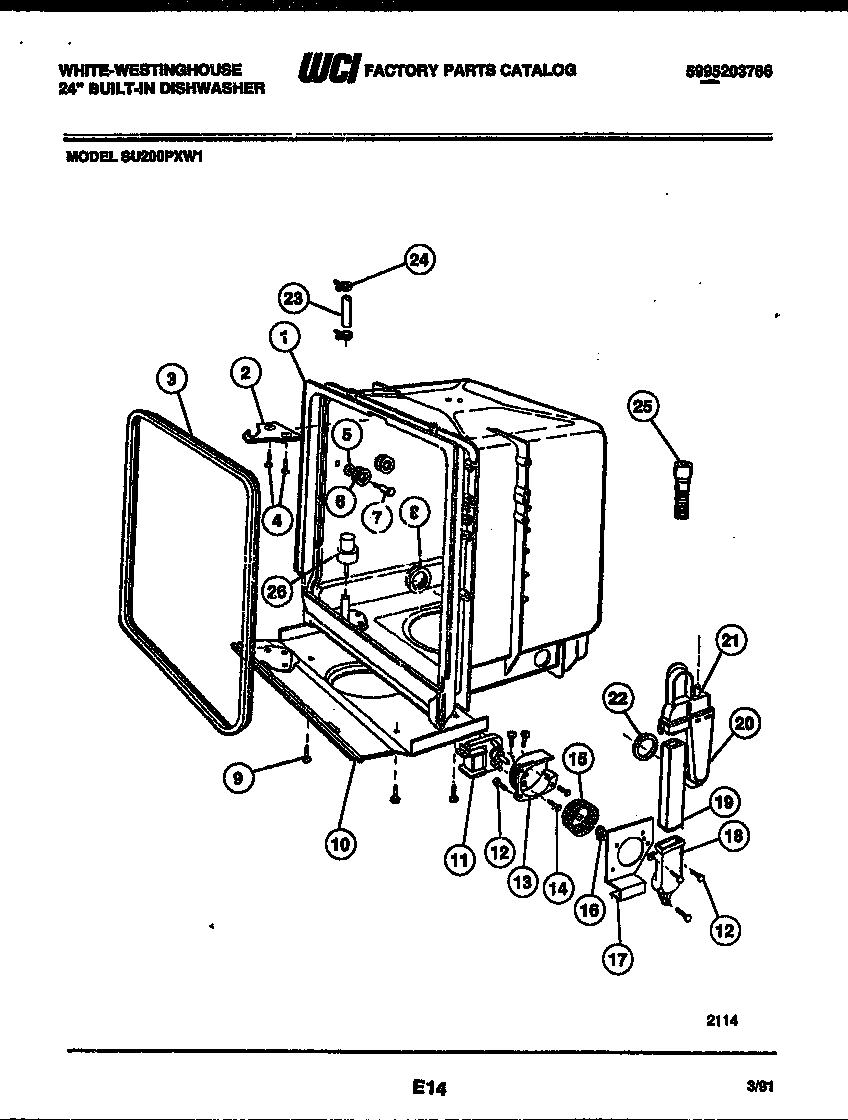 05 - TUB AND FRAME PARTS