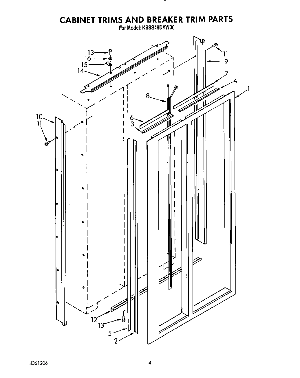 03 - CABINET TRIMS AND BREAKER TRIM