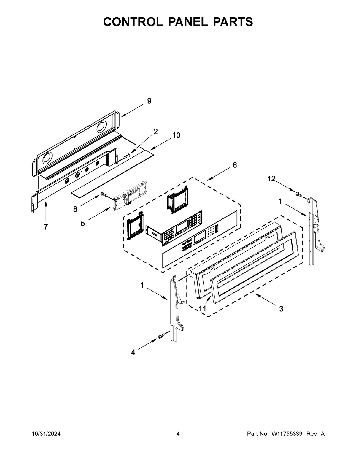 03 - CONTROL PANEL PARTS