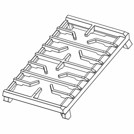 DG98-01192A Samsung Grate Packing Assembly
