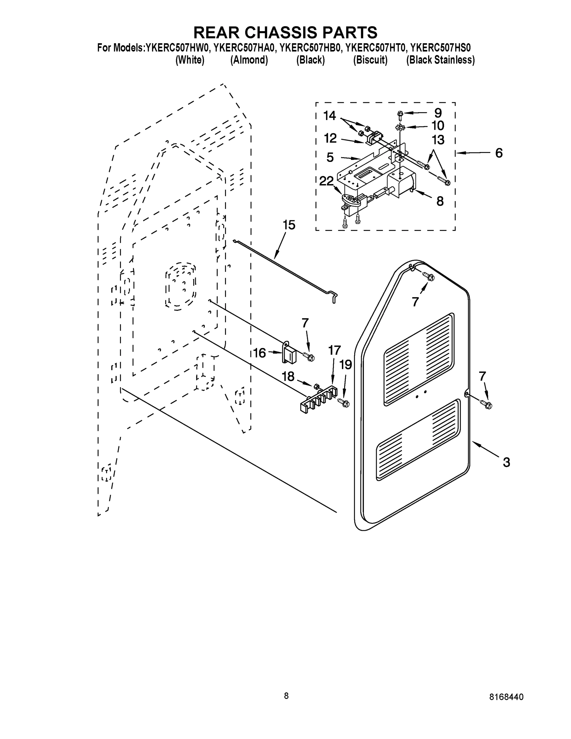 07 - REAR CHASSIS PARTS