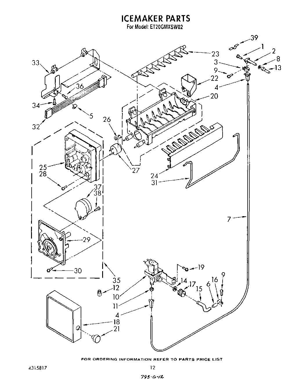 09 - ICE MAKER , LIT/OPTIONAL