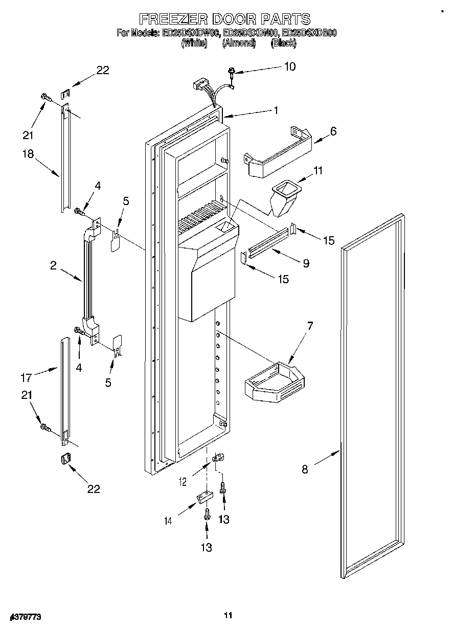 07 - FREEZER DOOR
