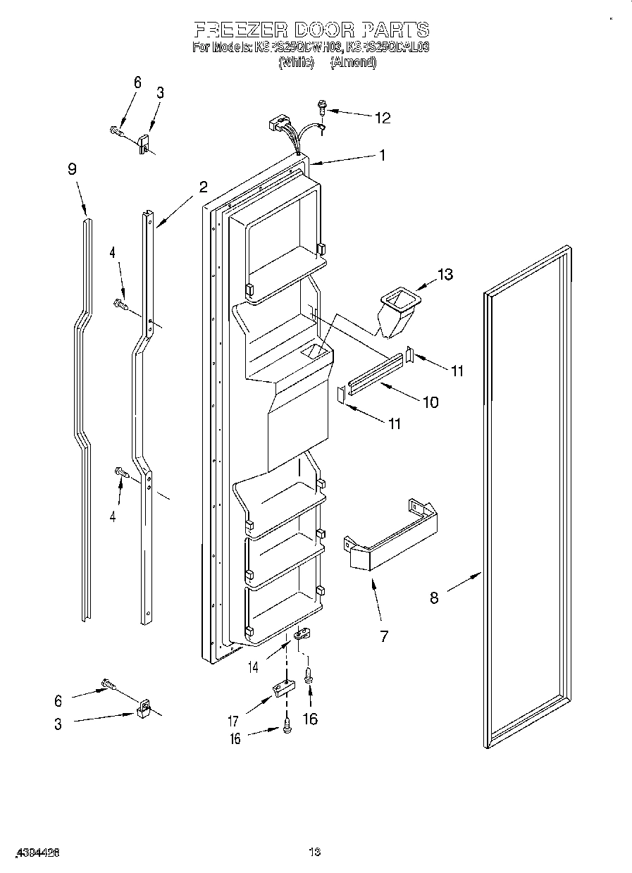 08 - FREEZER DOOR