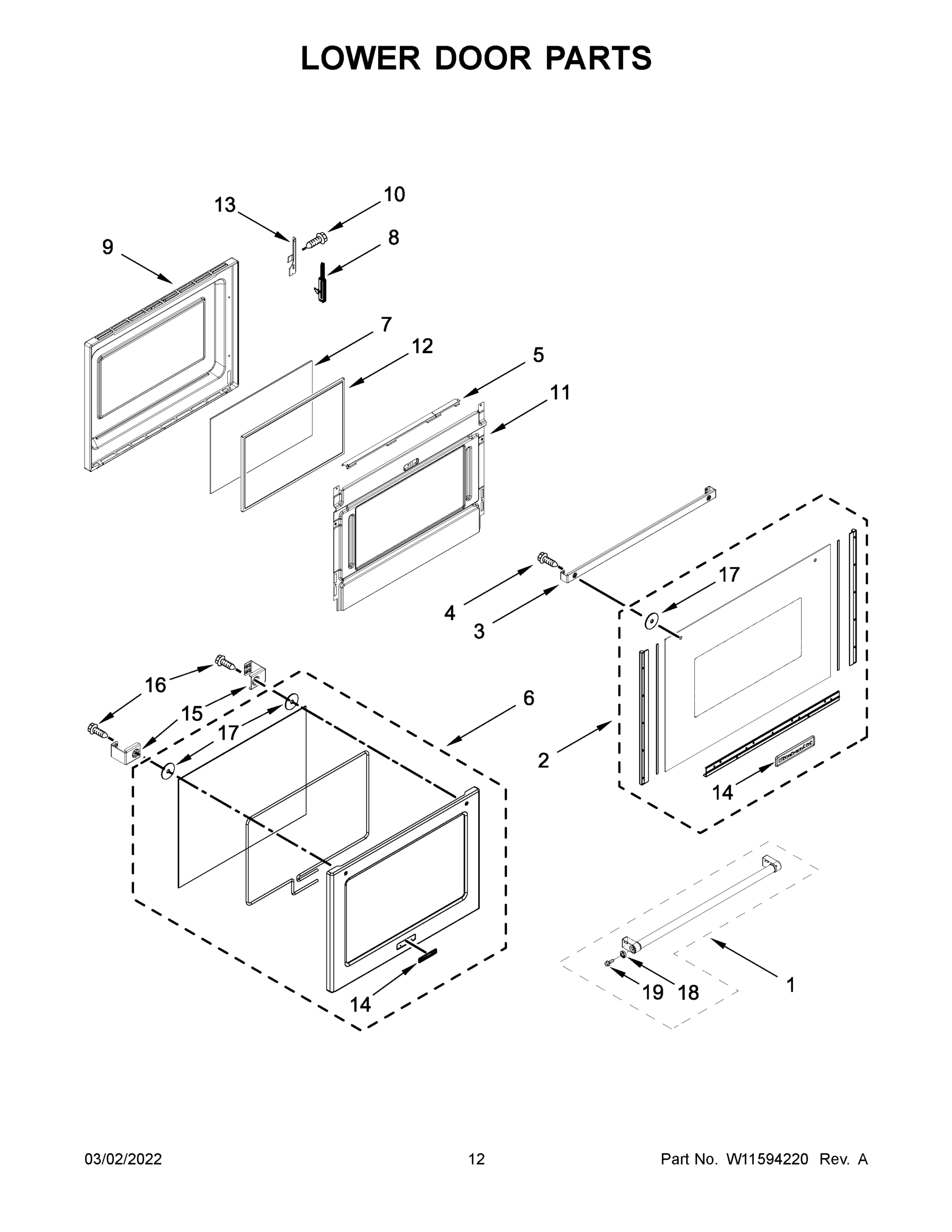 07 - LOWER DOOR PARTS