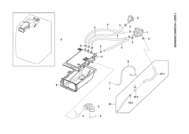 Drawer Housing Assembly