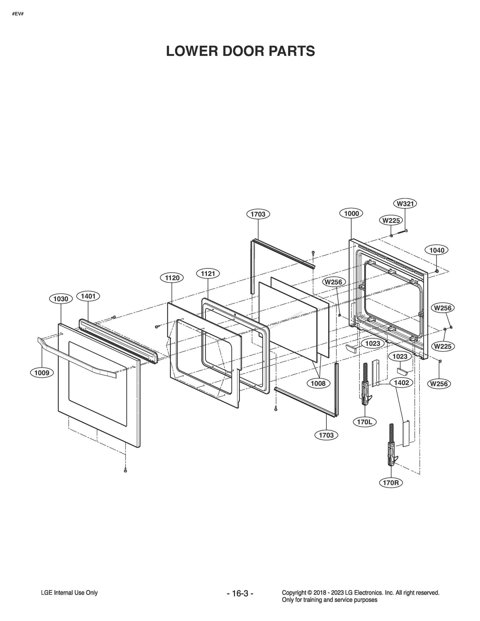LOWER DOOR PARTS