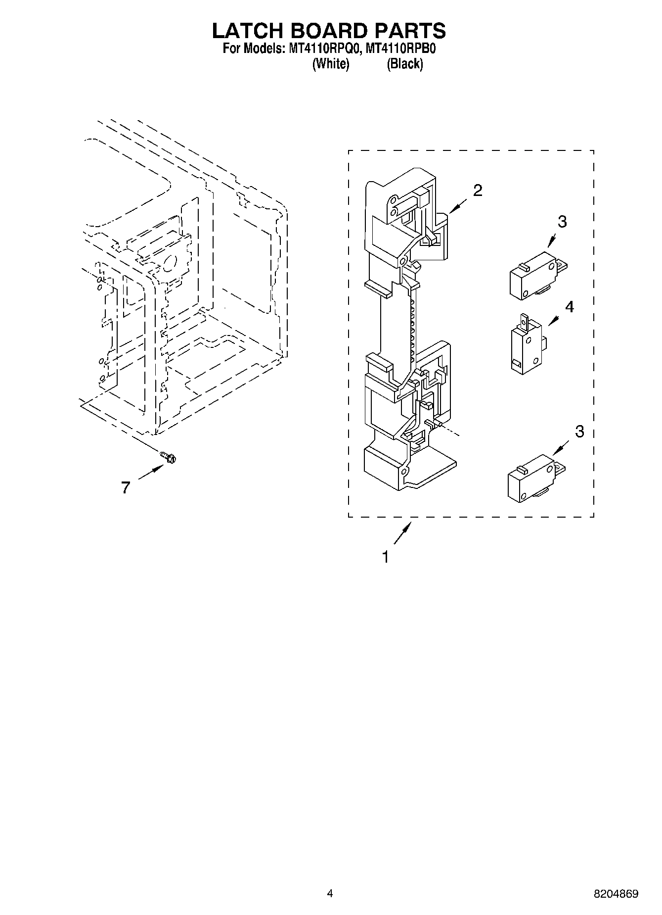 04 - LATCH BOARD PARTS