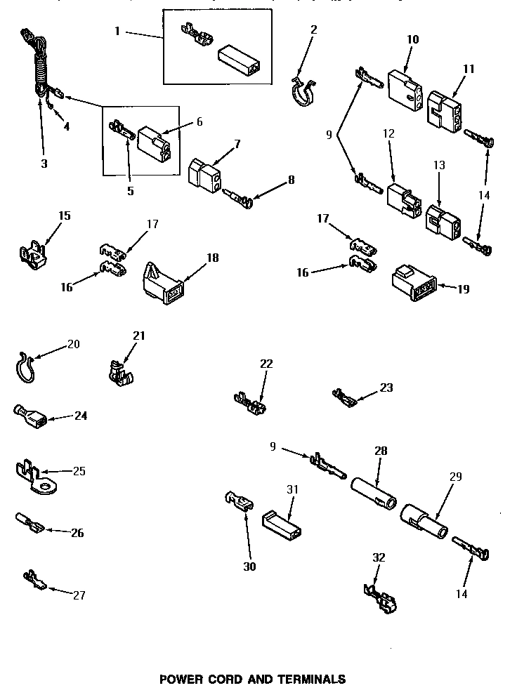 10 - POWER CORD & TERMINALS