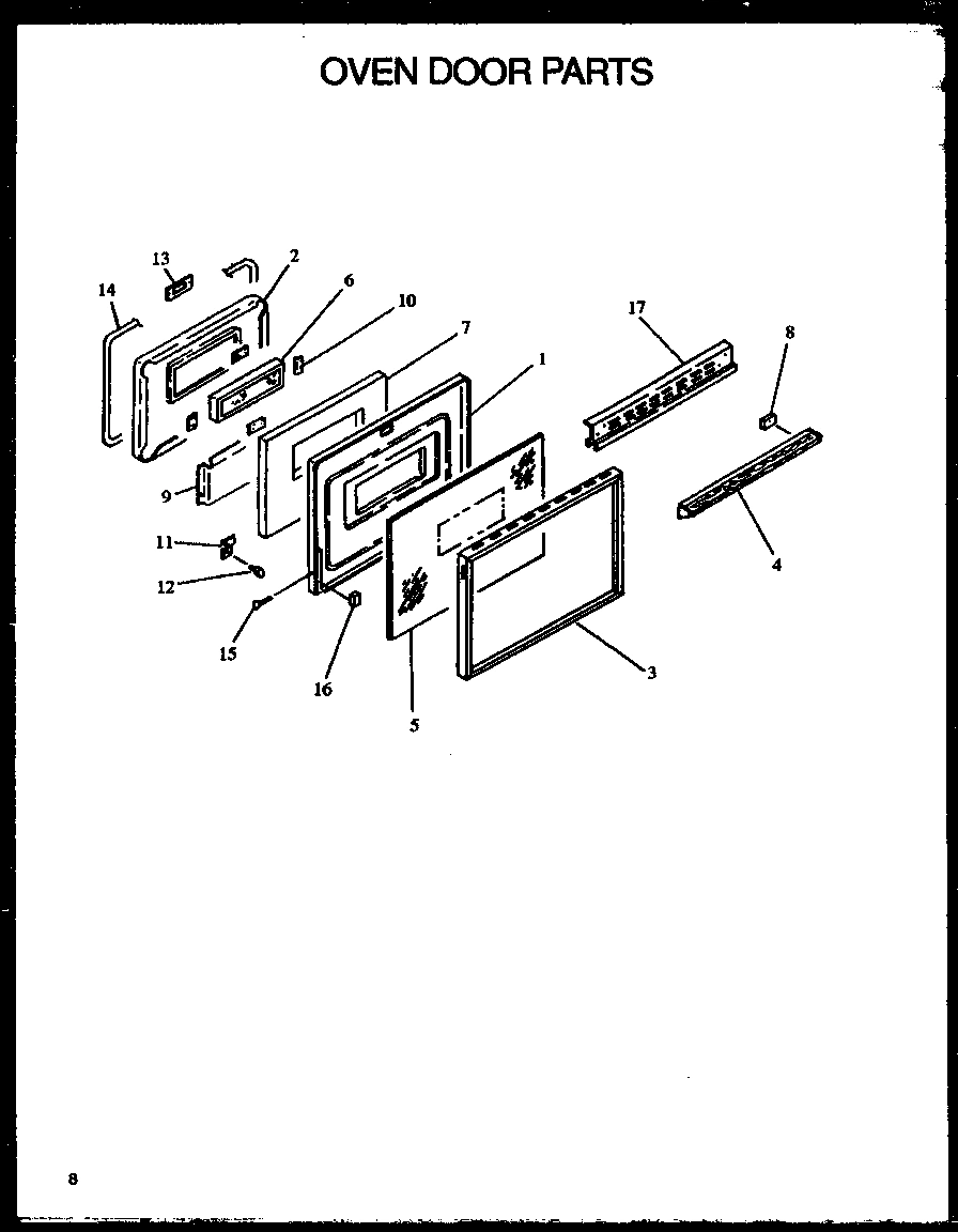 06 - OVEN DOOR PARTS