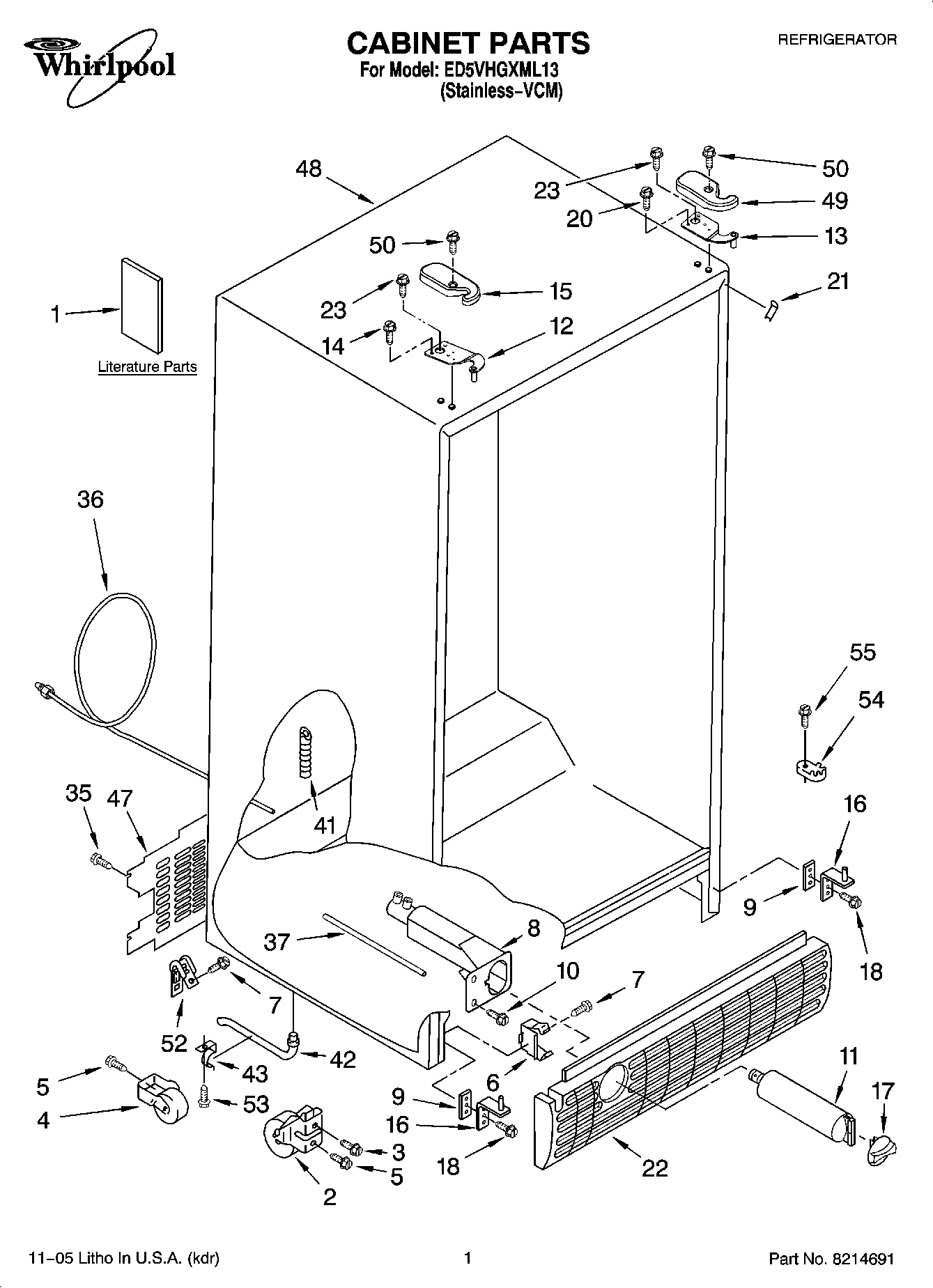 01 - CABINET PARTS