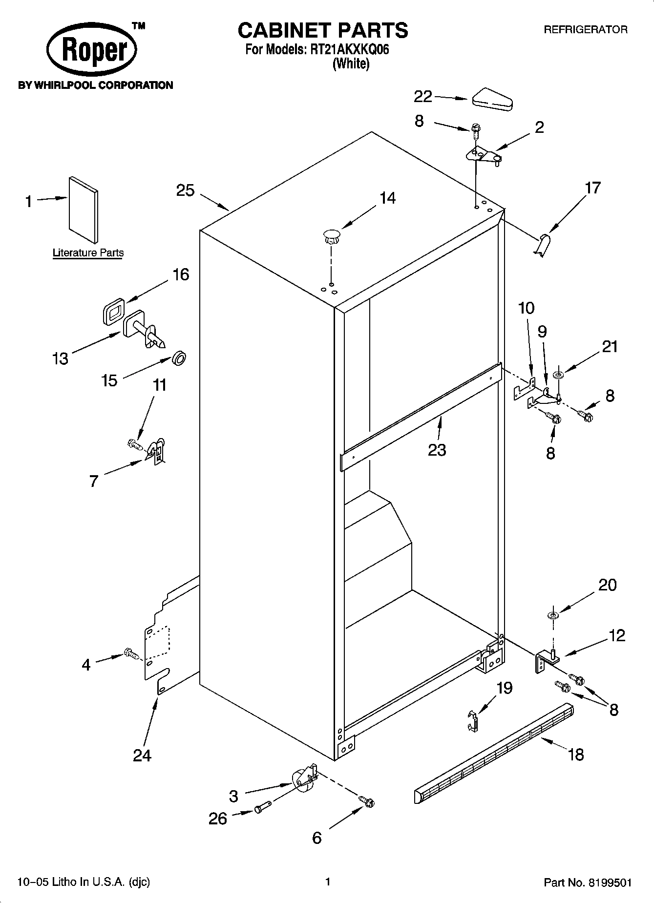 01 - CABINET PARTS