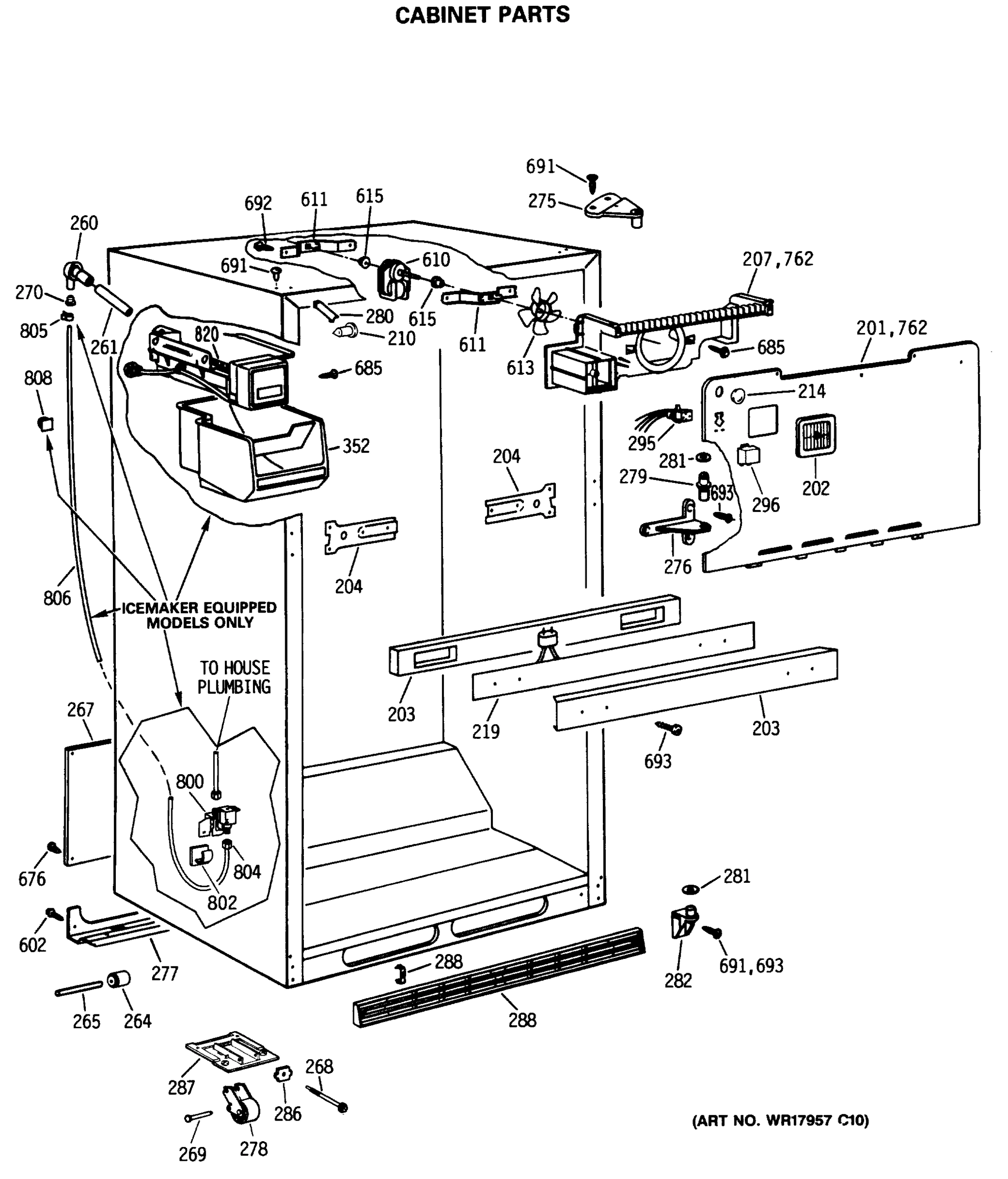 CABINET PARTS
