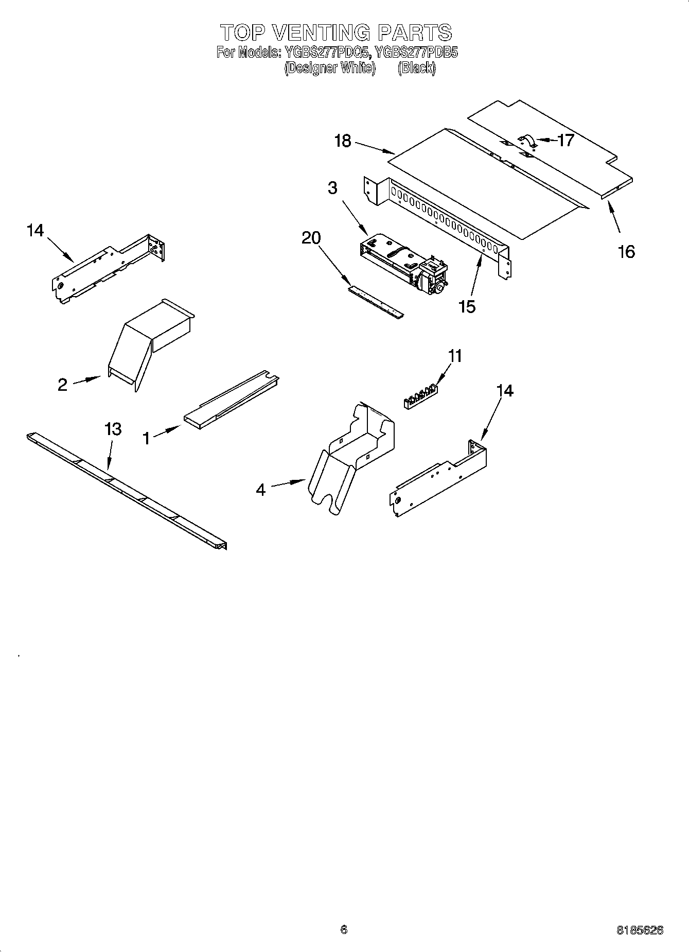05 - TOP VENTING PARTS, OPTIONAL PARTS