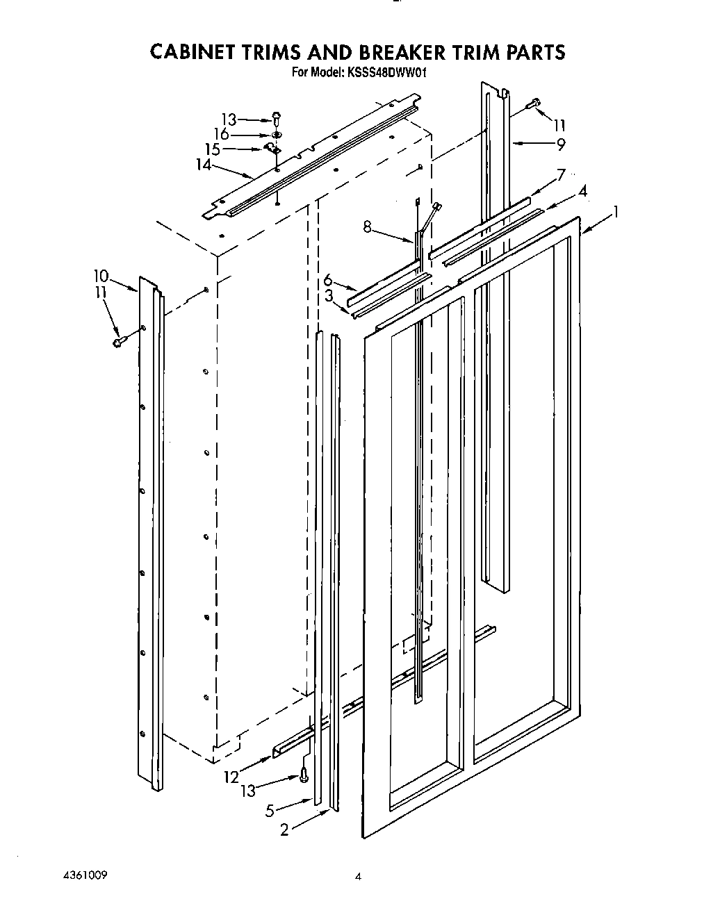 03 - CABINET TRIMS AND BREAKER TRIM